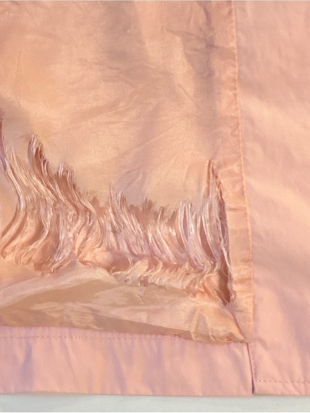 RLR Ralph Lauren Pink Trench Double Breasted Vented Belted Raincoat Large Flawed - Picture 14 of 14
